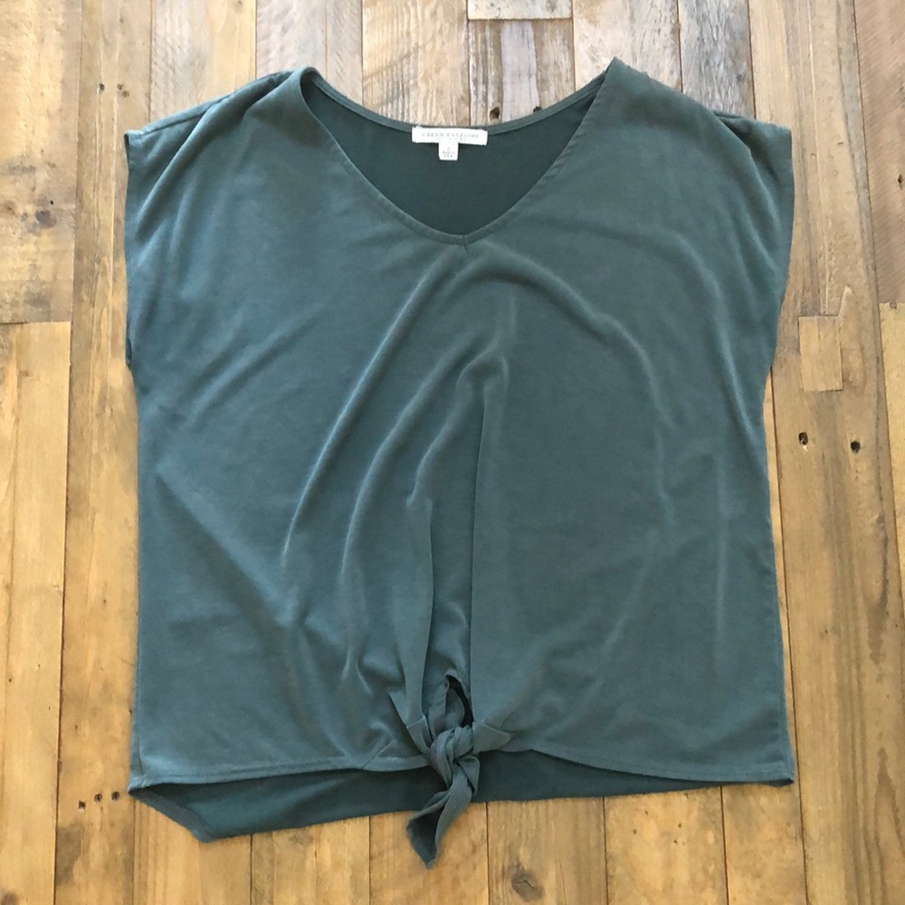 Ladies Dusty Green Shirt